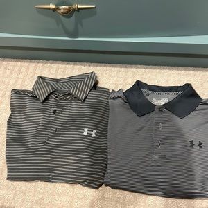 2 Under Armour golf shirts